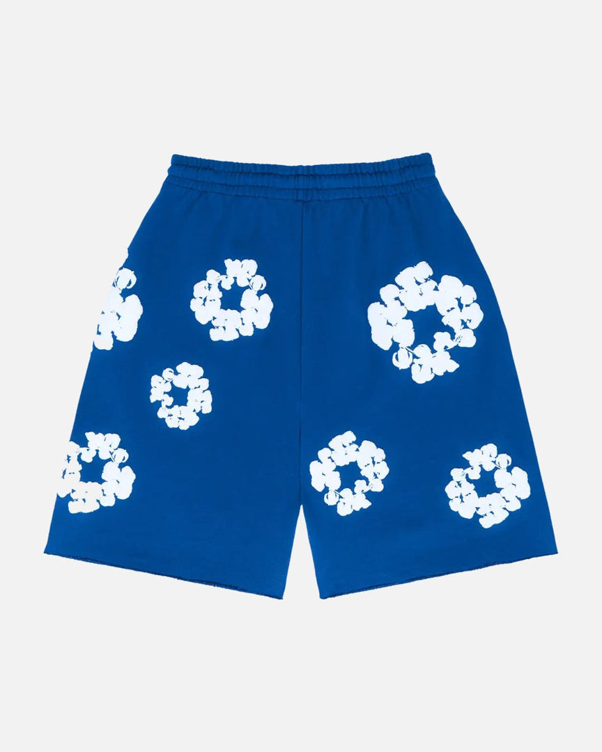 Denim Tears The Cotton Wreath Sweatshorts Royal Blue - view 2