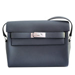 Load image into Gallery viewer, Hermès Gris Misty Togo Kelly Messenger PM Palladium Hardware
