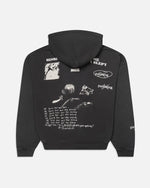Load image into Gallery viewer, Enfants Riches Déprimés 13 Days In Detox Hoodie Faded Black - back