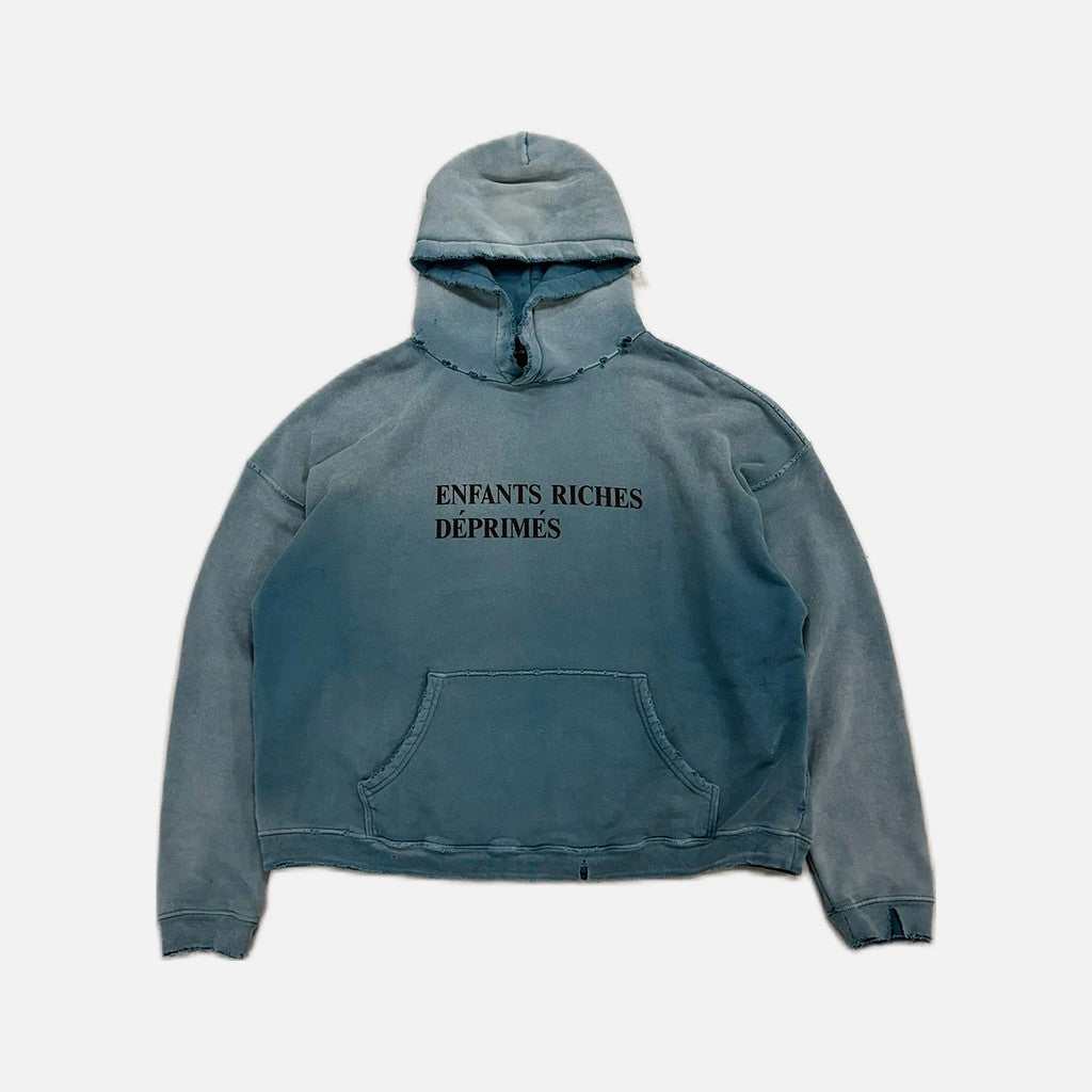 Enfants Riches Déprimés Big Hoodie in washed blue