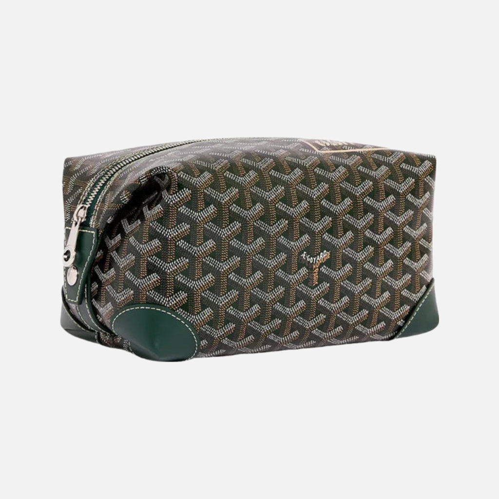 Goyard Bowling 25 Toiletry Bag Dark Green