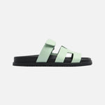 Load image into Gallery viewer, Hermès Chypre sandal in Vert Jade green Epsom leather