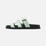 Load image into Gallery viewer, Hermes Paris Chypre Sandal Epsom Vert Jade