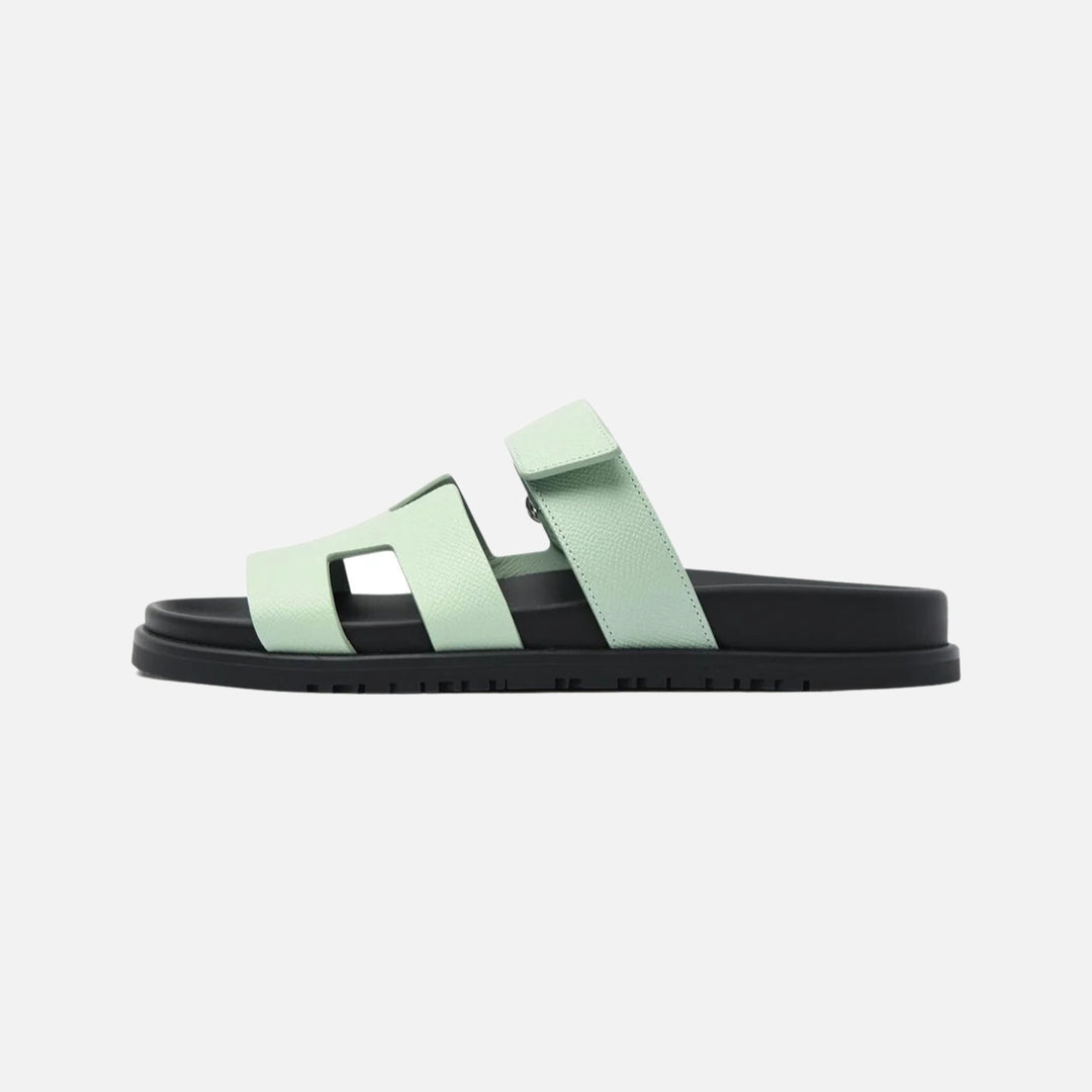 Hermes Paris Chypre Sandal Epsom Vert Jade