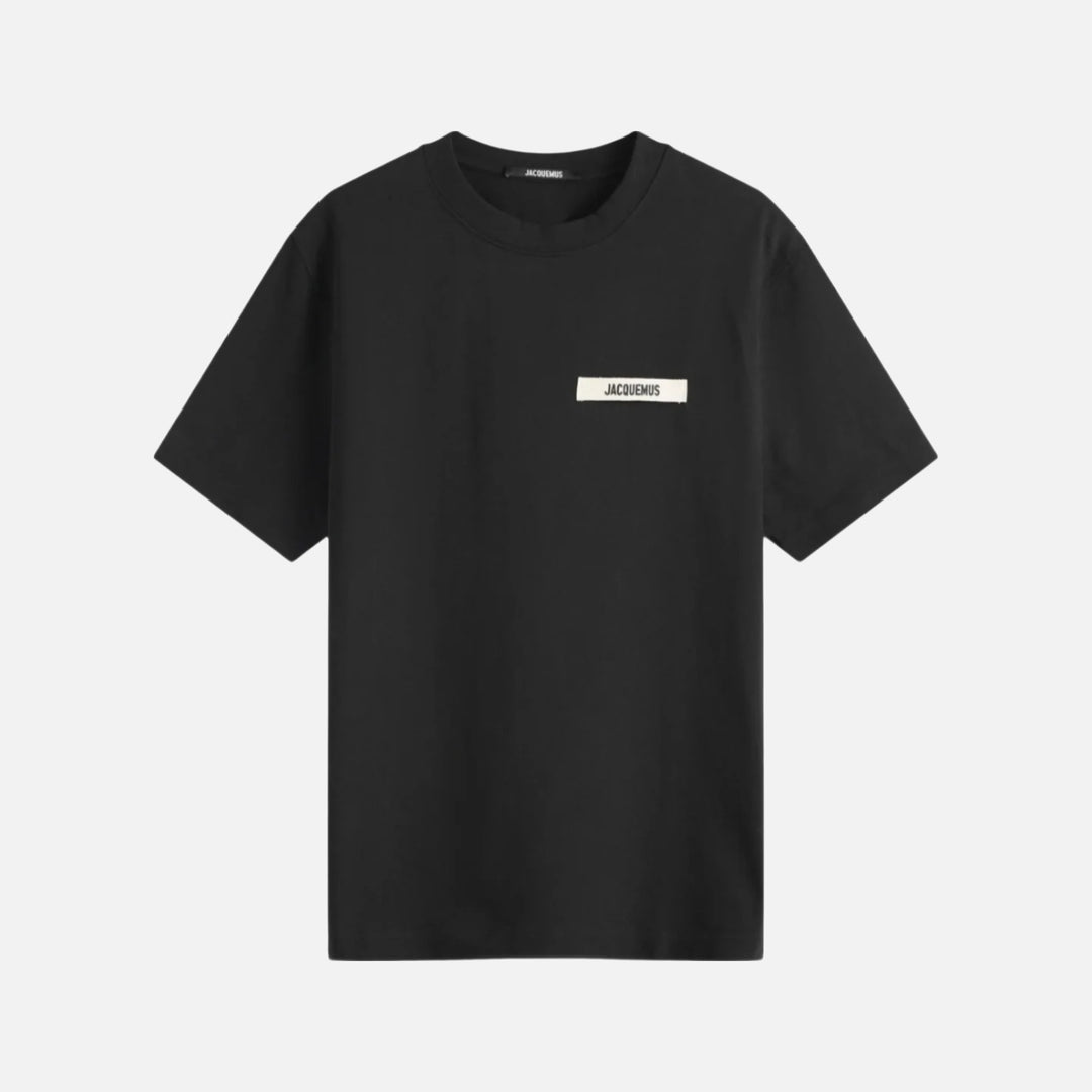 Jacquemus Gros Grain Logo T-Shirt Black