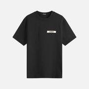 Jacquemus Gros Grain Logo T-Shirt Black