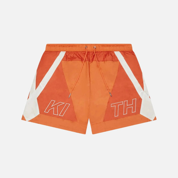 Kith Nylon Turbo Shorts Clementine
