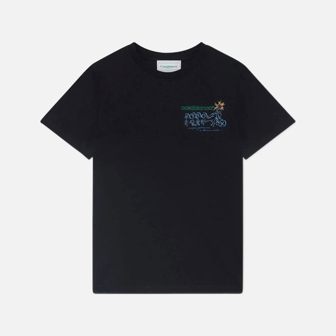 Casablanca Pentathlon T-Shirt Black