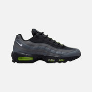 Nike Air Max 95 Jewel sneaker in black mesh and Iron Grey leather with Volt accents and black sole