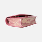 Load image into Gallery viewer, Chanel 26K Wallet on Chain in Pink Crocodile-Embossed Iridescent Calfskin with Gold Hardware, view 3