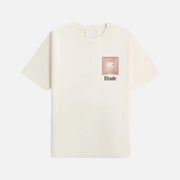 Rhude Chevron Logo Repeat T-Shirt in Vintage White
