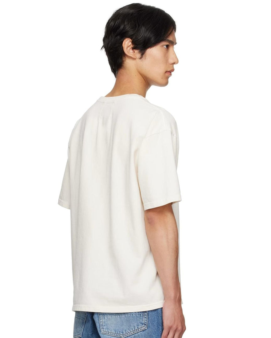 Rhude White Collegiate Crest T-Shirt for men