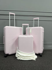 rimowa pink luggage