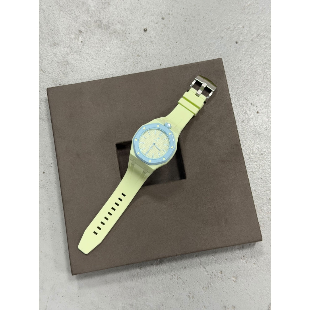 Wrist Strap for Swatch x Audemars Piguet Royal Pop Blaue Acht, photographed