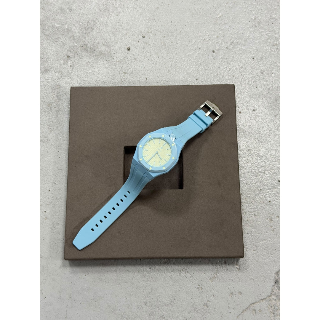 Wrist Strap for Swatch x Audemars Piguet Royal Pop Blaue Acht, photographed