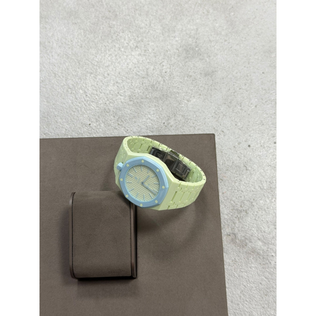 Wrist Strap for Swatch x Audemars Piguet Royal Pop Blaue Acht, photographed