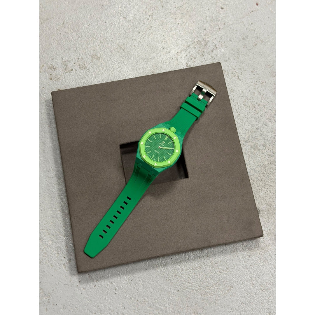 Wrist Strap for Swatch x Audemars Piguet Royal Pop Green Eight, photographed