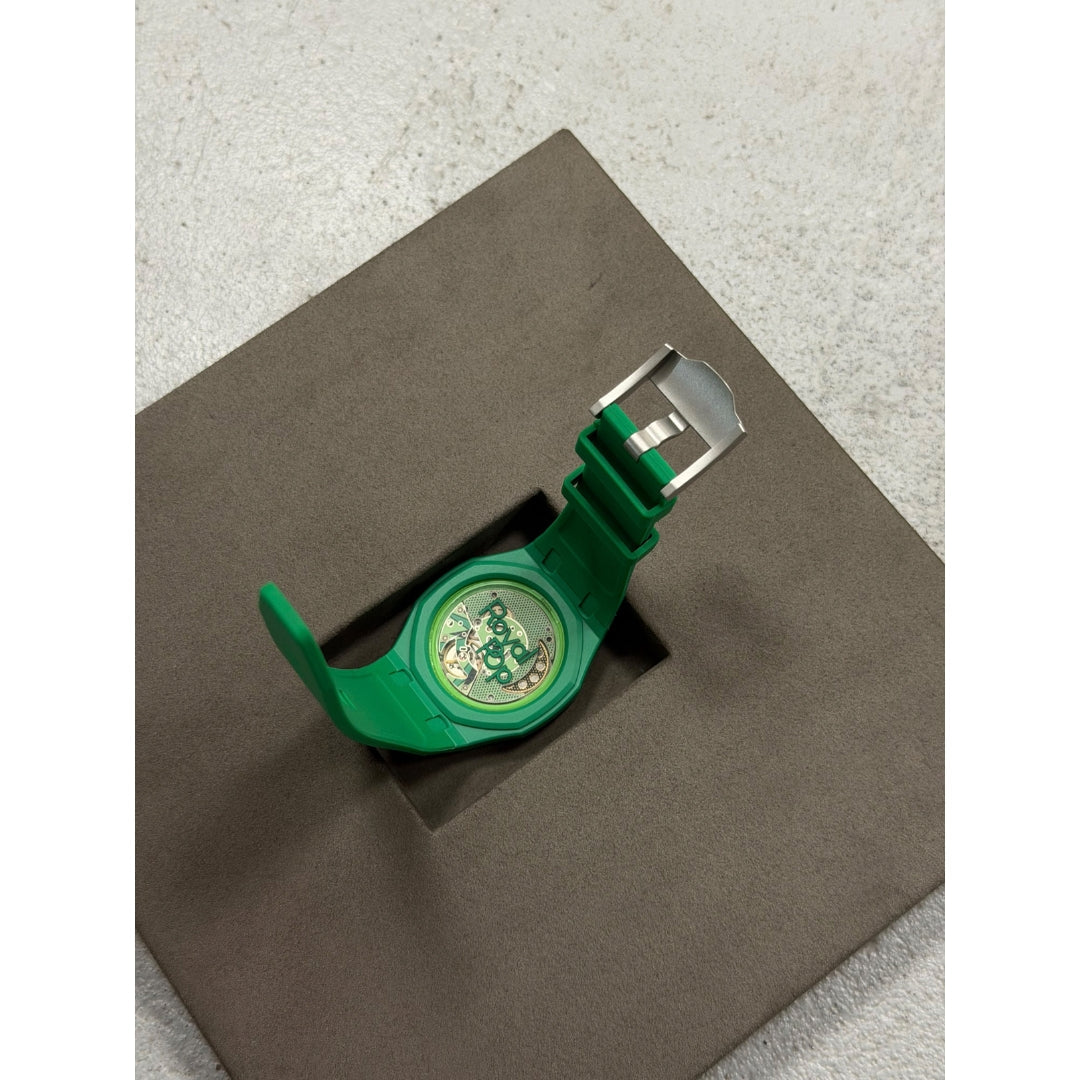 Wrist Strap for Swatch x Audemars Piguet Royal Pop Green Eight, photographed