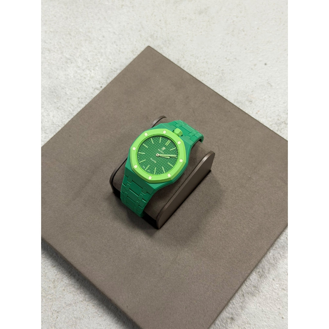 Wrist Strap for Swatch x Audemars Piguet Royal Pop Green Eight, photographed