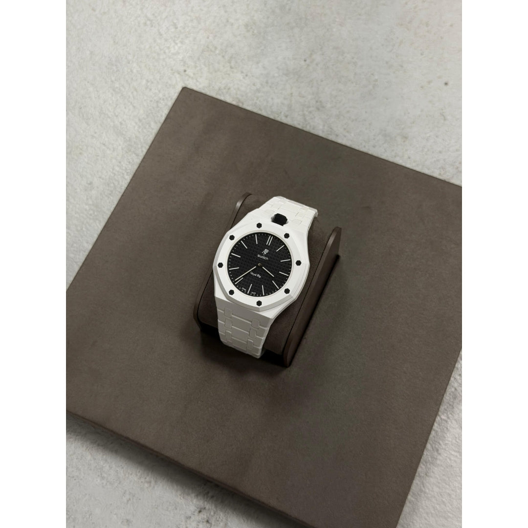 Wrist Strap for Swatch x Audemars Piguet Royal Pop Ocho Negro, photographed