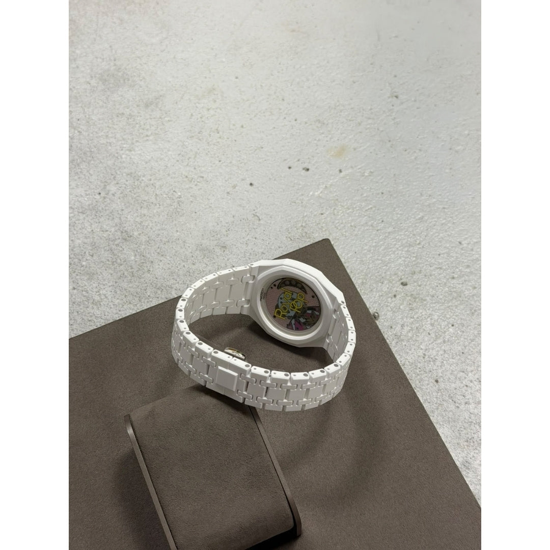 Wrist Strap for Swatch x Audemars Piguet Royal Pop Ocho Negro, photographed