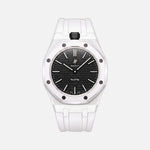 Load image into Gallery viewer, Wrist Strap for Swatch x Audemars Piguet Royal Pop Ocho Negro, Rubber / White