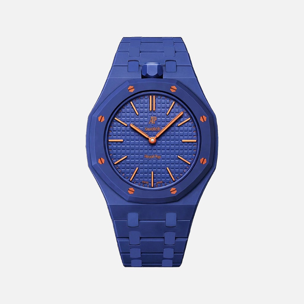 Wrist Strap for Swatch x Audemars Piguet Royal Pop Orenji Hachi, Bioceramic