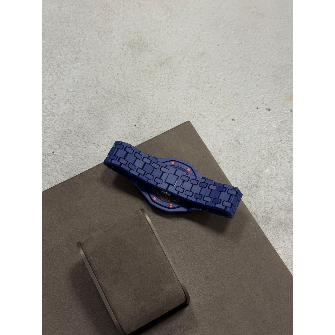 Wrist Strap for Swatch x Audemars Piguet Royal Pop Orenji Hachi, photographed