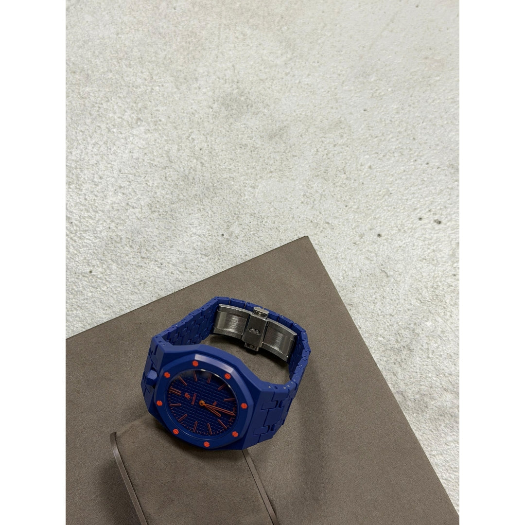 Wrist Strap for Swatch x Audemars Piguet Royal Pop Orenji Hachi, photographed