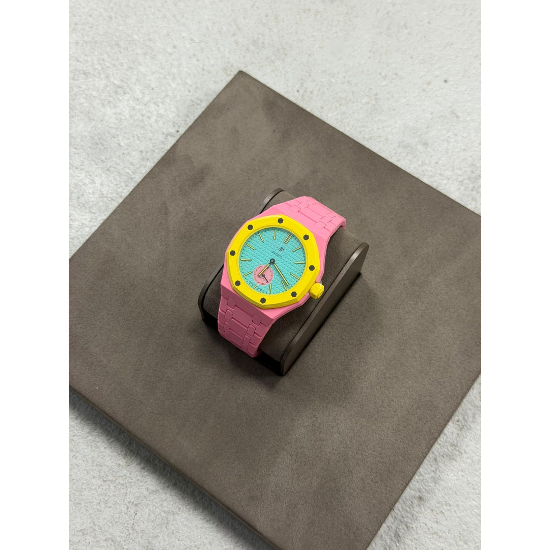 Wrist Strap for Swatch x Audemars Piguet Royal Pop Otg Roz, photographed