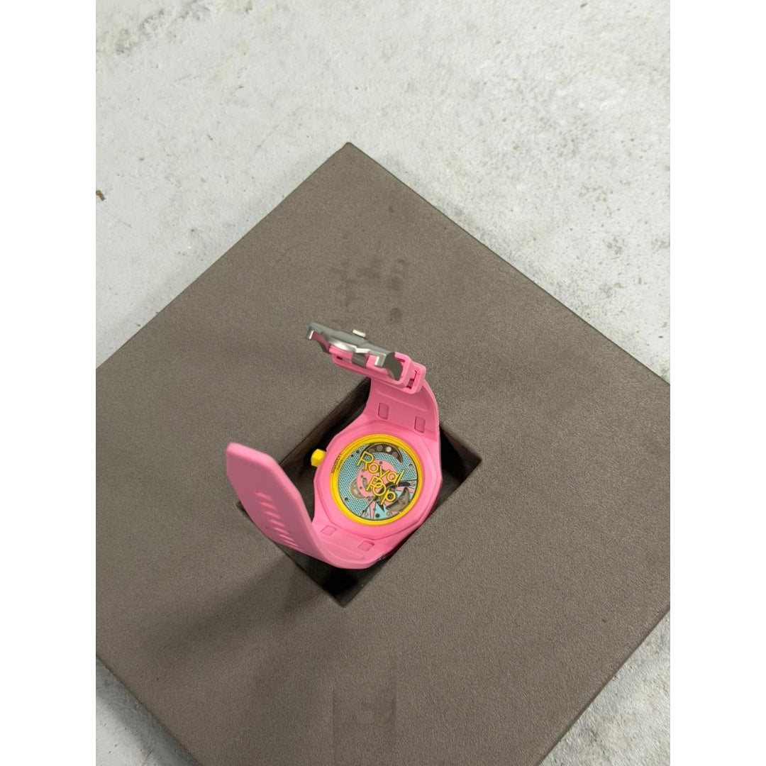 Wrist Strap for Swatch x Audemars Piguet Royal Pop Otg Roz, photographed