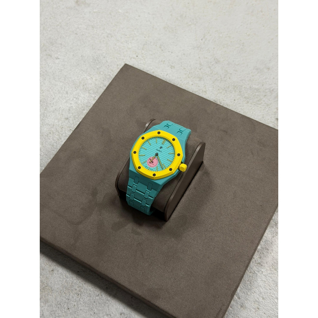 Wrist Strap for Swatch x Audemars Piguet Royal Pop Otg Roz, photographed