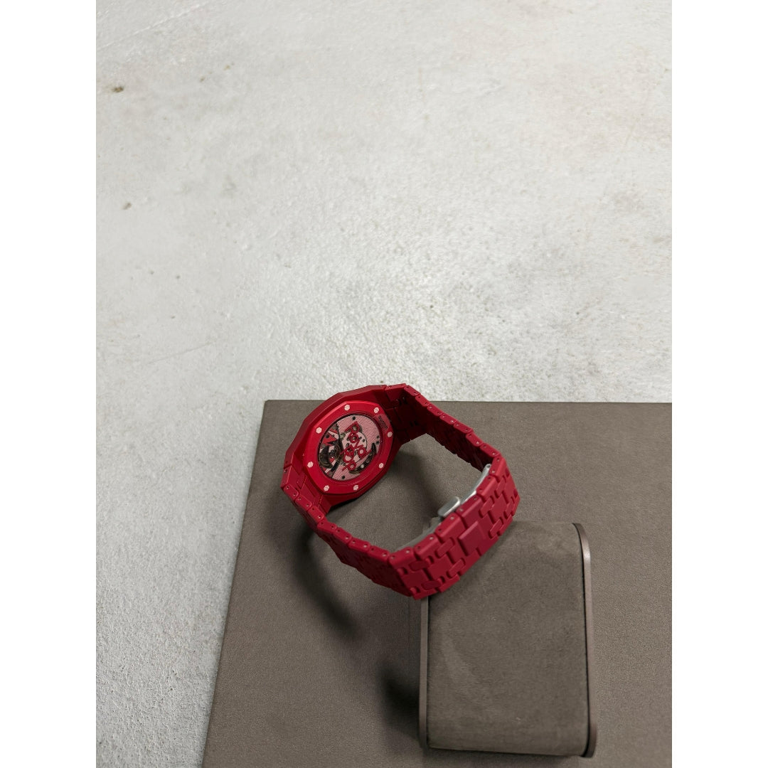 Wrist Strap for Swatch x Audemars Piguet Royal Pop Otto Rosso, photographed