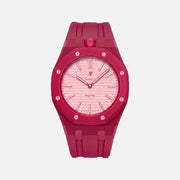 Wrist Strap for Swatch x Audemars Piguet Royal Pop Otto Rosso, Rubber / Red