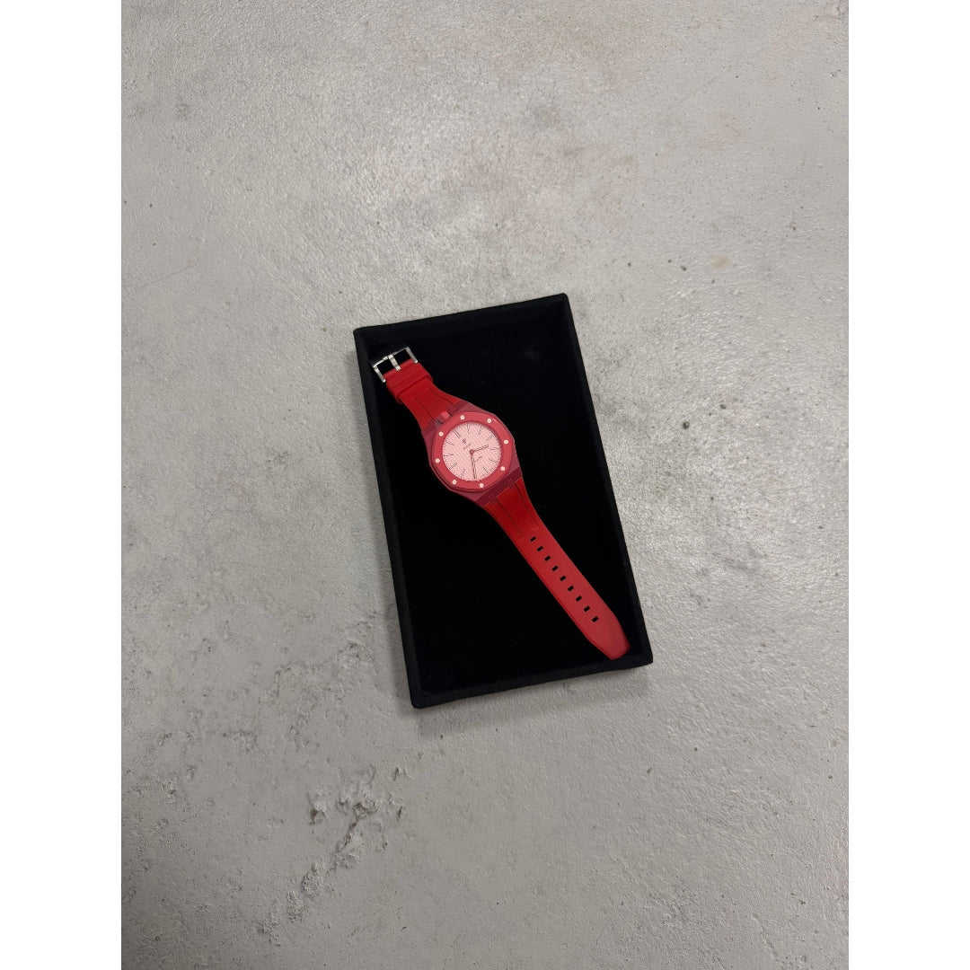 Wrist Strap for Swatch x Audemars Piguet Royal Pop Otto Rosso, photographed