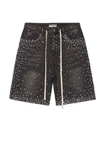 Load image into Gallery viewer, Vale Forever Rainstorm Black Jorts