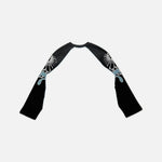 Load image into Gallery viewer, Satoshi Nakamoto 77 Racing waffle long sleeve T-shirt in blue and black, view 2