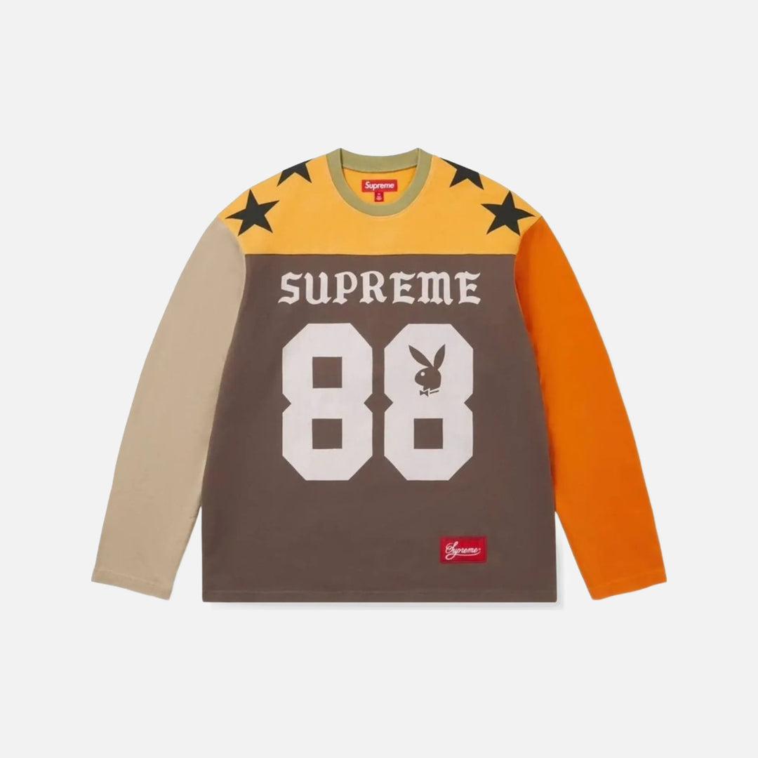 Supreme x Playboy L/S Multicolour Football Top (SS26)