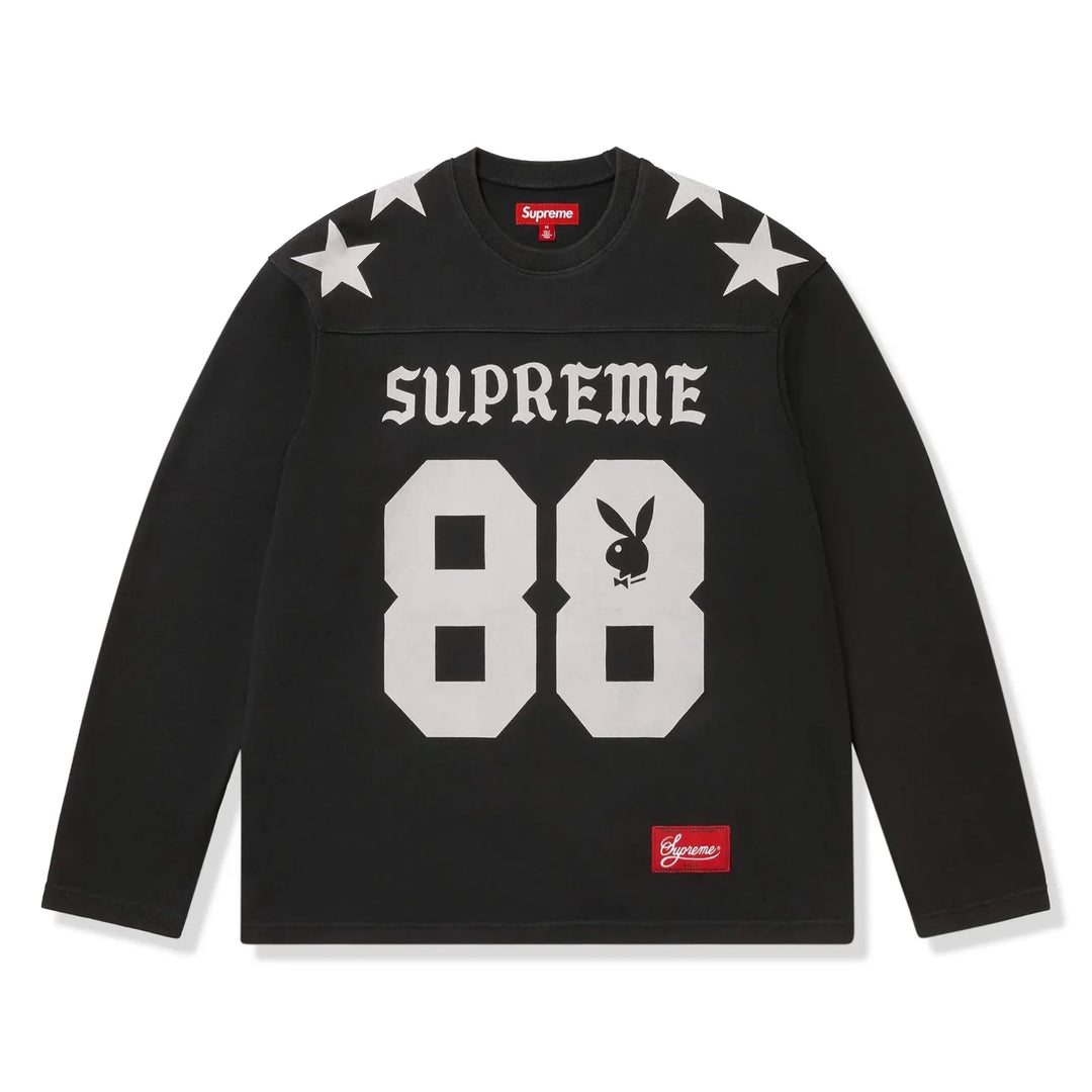 Supreme x Playboy L/S Black Football Top (SS26)