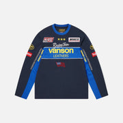 Supreme x Vanson L/S Navy Top (SS26)