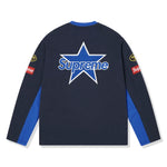 Load image into Gallery viewer, Supreme x Vanson L/S Navy Top (SS26)