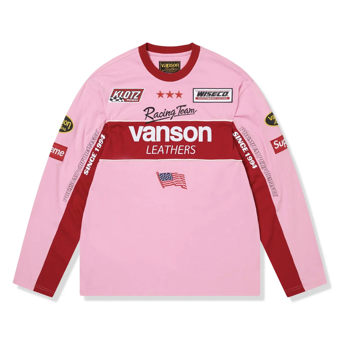 Supreme x Vanson L/S Pink Top (SS26)