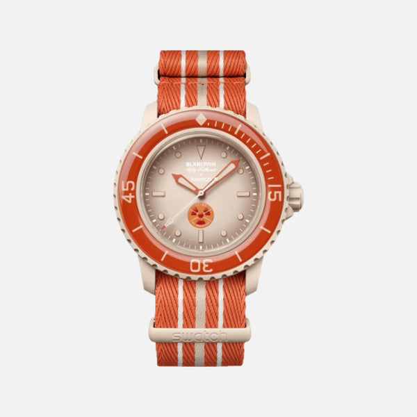 Swatch X Blancpain Bioceramic Scuba Fifty Fathmos Arctic Ocean
