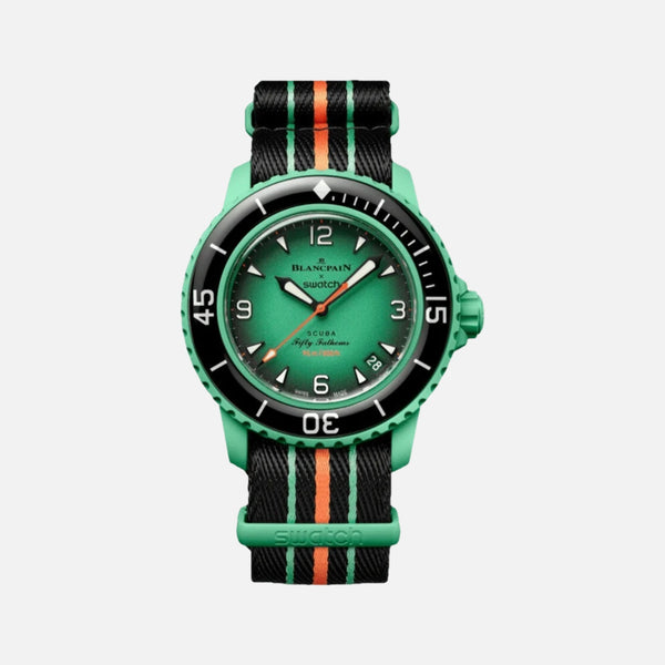 Swatch X Blancpain Bioceramic Scuba Fifty Fathmos Indian Ocean