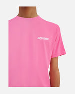 Load image into Gallery viewer, The Jacquemus Logo t-shirt Pink - view 2