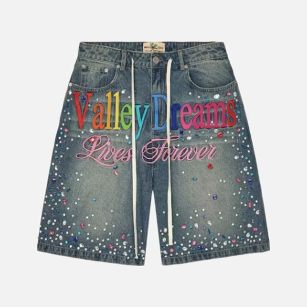 Vale Forever Ice Cream Jorts 'Blue'