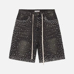 Load image into Gallery viewer, Vale Forever Rainstorm Black Jorts