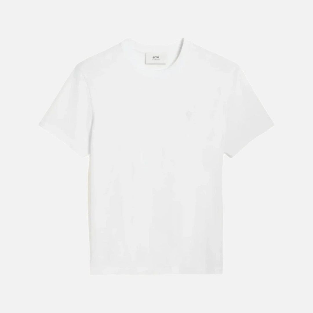 Ami Paris Ami de Coeur Organic Cotton T-Shirt White - view 1