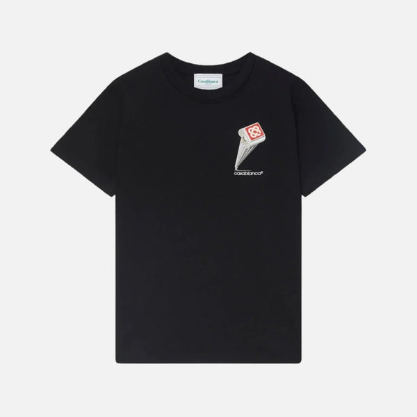 Casablanca Leaning Column Tee Black - view 1