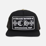 Load image into Gallery viewer, Chrome Hearts CH Hollywood Trucker Cap Black/Camo - front